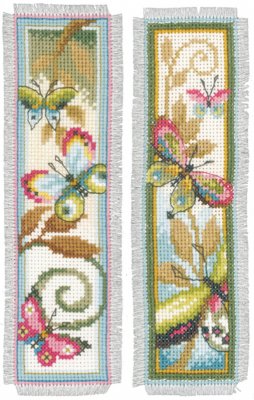 Deco Butterflies Bookmarks - Set of 2