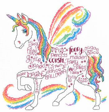 click here to view larger image of Rainbow Unicorn (chart)