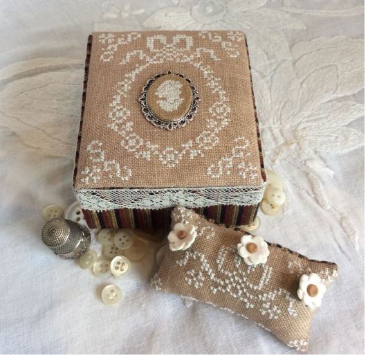 Ancient Lady - Sewing Box