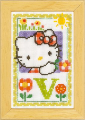 Hello Kitty - Letter V