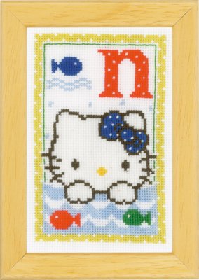 Hello Kitty - Letter N