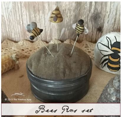 Bees Pin Set