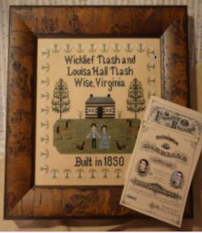 click here to view larger image of Heritage Sampler (counted cross stitch kit)