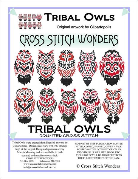 click here to view larger image of Tribal Owls (chart)