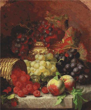 Black Grapes In A Gilt Bowl