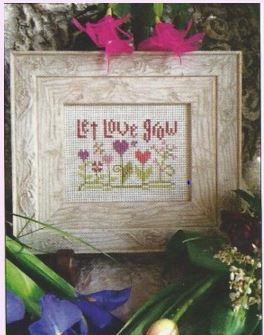 click here to view larger image of Let Love Grow (counted cross stitch kit)