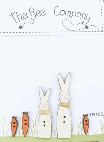 Easter Rabbit Buttons