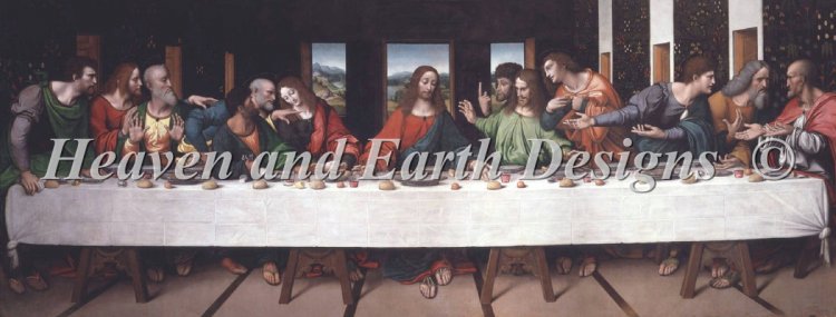 click here to view larger image of Giampietrino Last Supper (chart)