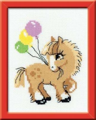 click here to view larger image of Pony Crony (counted cross stitch kit)