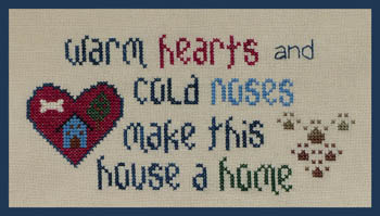 click here to view larger image of Warm Hearts - Cold Noses (chart)