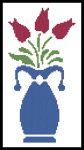 click here to view larger image of Vase of Tulips  (Joni Prittie) (chart)