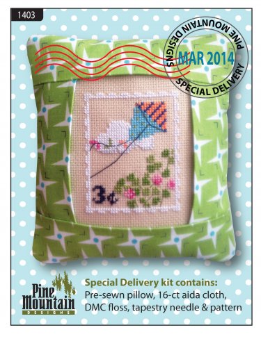 March Stamp - Linen