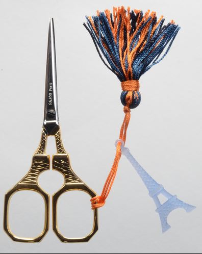 Eiffel Tower Scissors (Gold Handle)