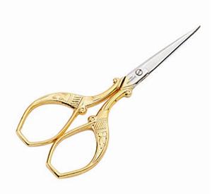Premax Omnia 3.5in Gold Etched Scissors