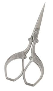 Premax Omnia 3.5in Brushed Nickel Etched Scissors