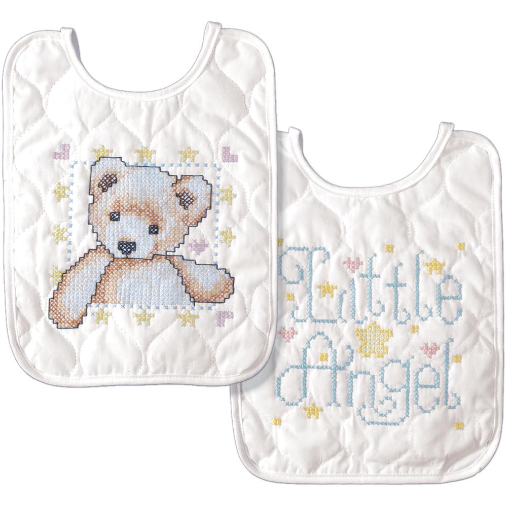 click here to view larger image of Tobin Baby - Set of Two Bibs (stamped bib)