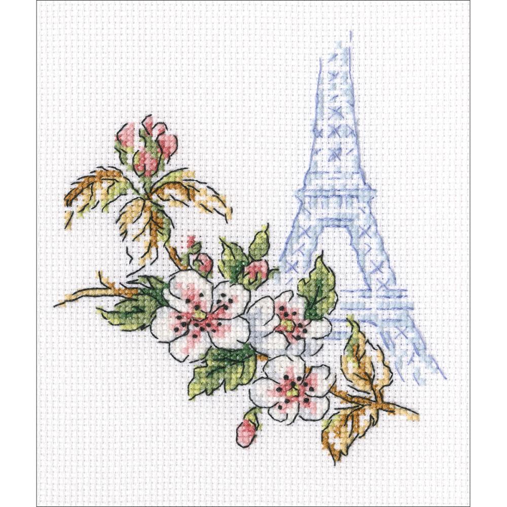 click here to view larger image of Window To Paris (counted cross stitch kit)