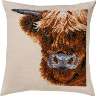 Scottish Cow Pillow