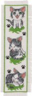 click here to view larger image of KittyKat Bookmark (counted cross stitch kit)