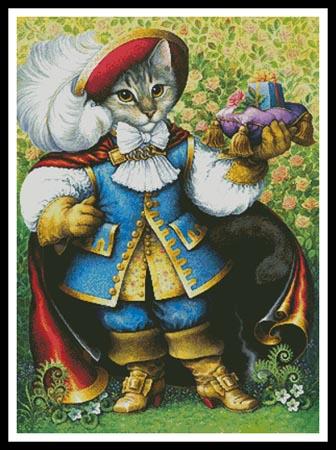 click here to view larger image of Puss In Boots Painting  (Lynn Bywaters) (chart)