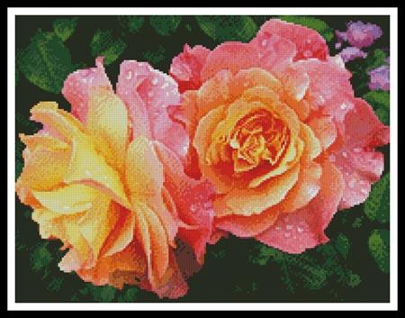 click here to view larger image of Roses In A Garden (chart)