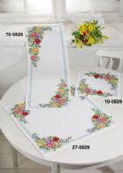 Spring Flowers Table Topper (Right)