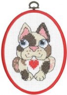 click here to view larger image of Dog - My First Kit (counted cross stitch kit)