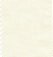 Ivory With Scallopped Border Cotton Banding - 16ct (Yard)