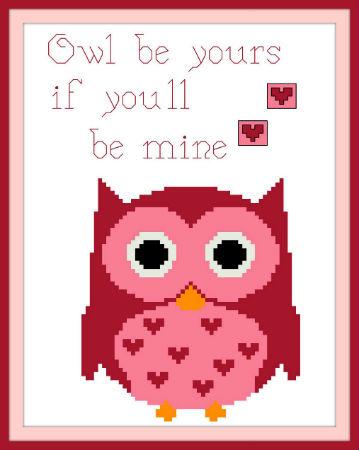 click here to view larger image of Owl Be Yours (chart)