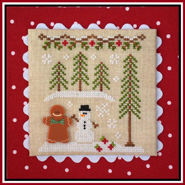 click here to view larger image of Gingerbread Village 7 - Gingerbread Boy and Snowman  (chart)
