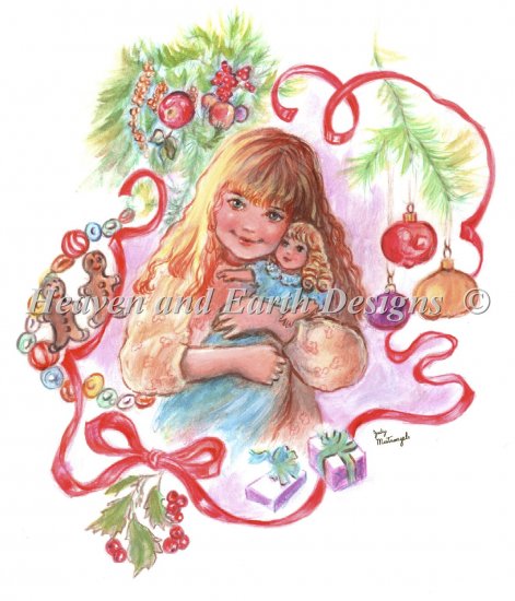 click here to view larger image of Little Girls Christmas (chart)