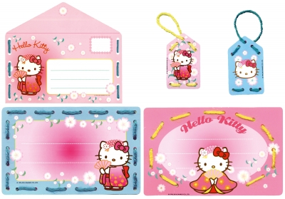 Hello Kitty Embroidery Invitation Asia (set of 5)