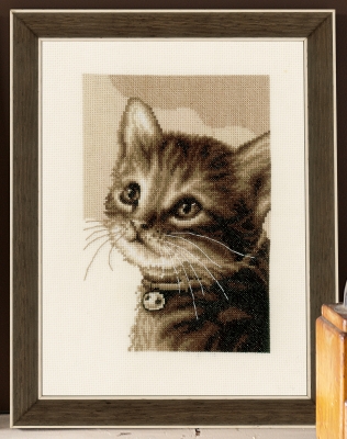 click here to view larger image of Kitten (counted cross stitch kit)