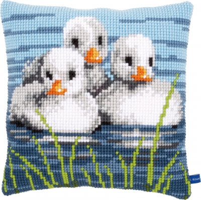 Duckling In Water Cushion