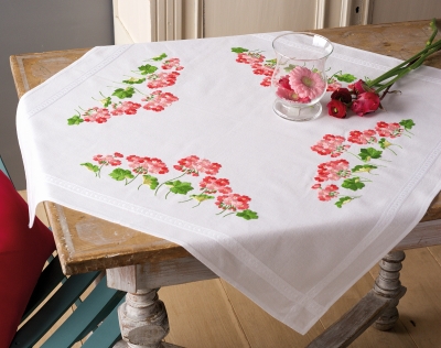 Geraniums Tablecloth