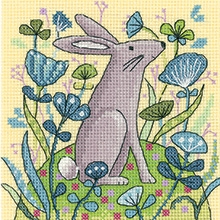 click here to view larger image of Hare - Woodland Creatures (Aida) (counted cross stitch kit)