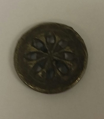 Olde Brass Button - Pinwheel