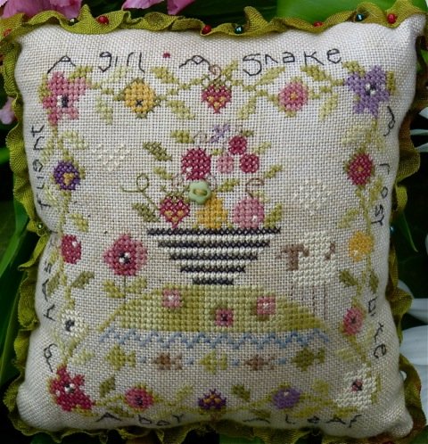 click here to view larger image of Eden's Lament Pin Cushion (counted cross stitch kit)