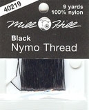click here to view larger image of Nymo Thread - Black (9 yards) (fiber)