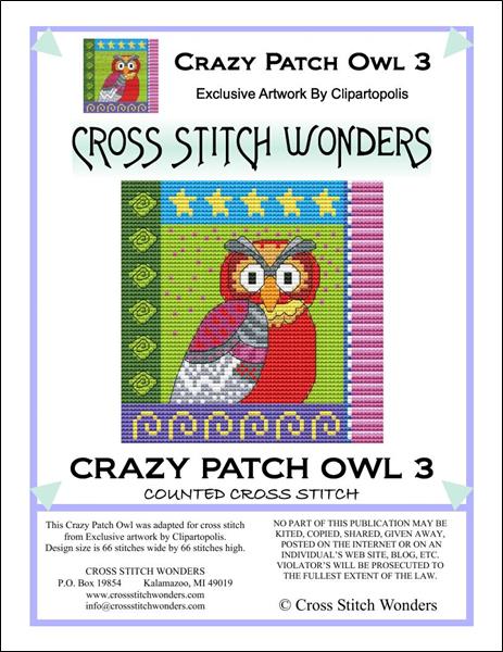 Crazy Patch Owl 03