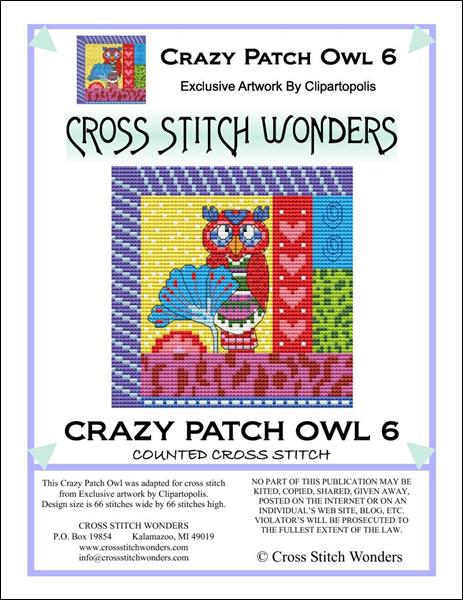Crazy Patch Owl 06