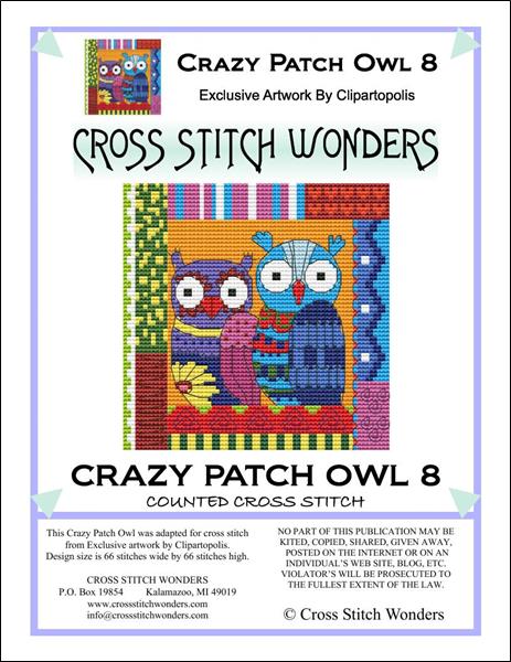 Crazy Patch Owl 08