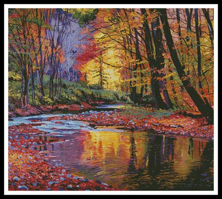 Autumn Prelude - Cushion  (David Lloyd Glover)
