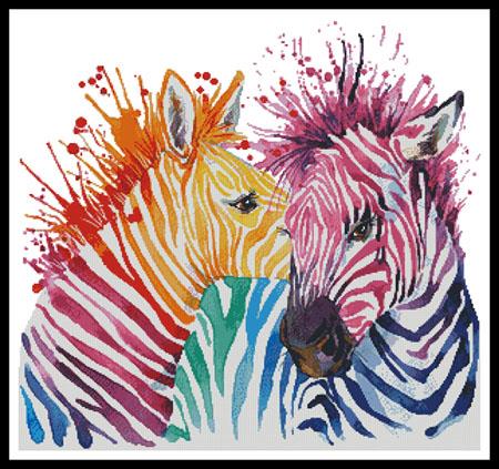 Colourful Zebras  (Lena Faenkova)