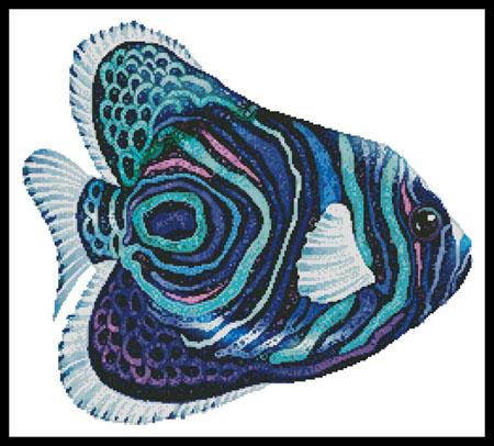 click here to view larger image of Green Blue Purple Fish  (Olga and Alexey Drozdov) (chart)
