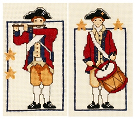 click here to view larger image of Little Patriot Set (counted cross stitch kit)