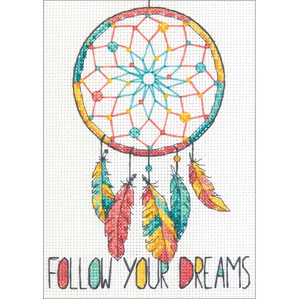 click here to view larger image of Dreamcatcher (counted cross stitch kit)