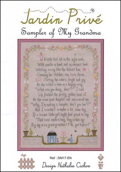 click here to view larger image of Sampler Of My Grandma (chart)