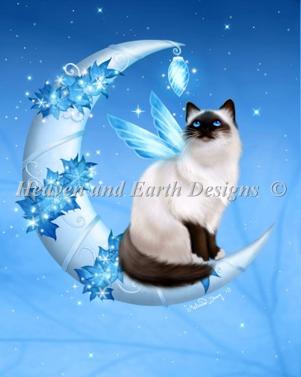 click here to view larger image of Supersized Winter Moon Cat (chart)
