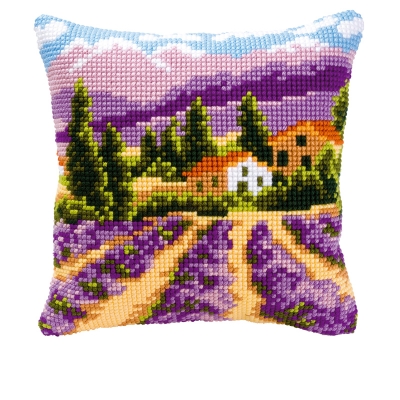 Lavender Field Cushion